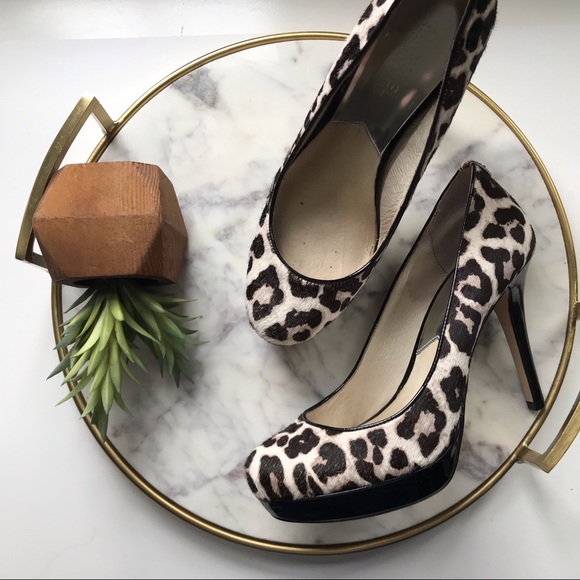 MICHAEL Michael Kors Shoes - MMK • Calf Hair Leopard Platform Pump